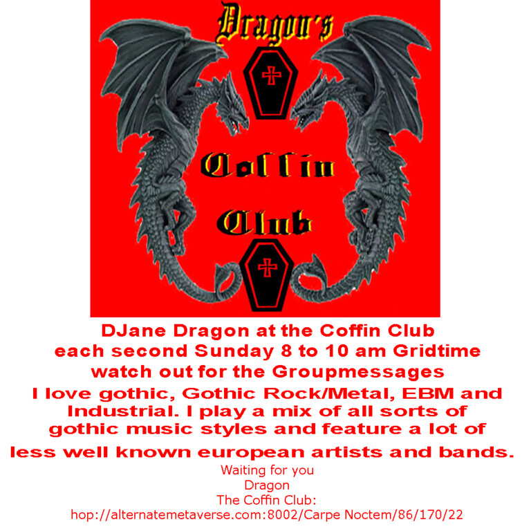 Amv Grid DragonLadyShinobiaa: DJane Dragon at the Coffin Club 8 to 10 AM ...